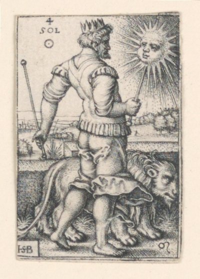 Solen, fra De syv planetene av Hans Sebald Beham
