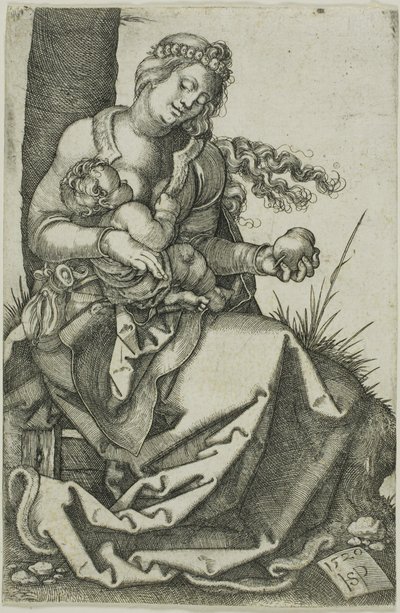 Jomfruen med pæren av Hans Sebald Beham