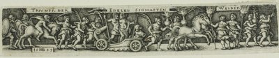 Triumftog av de edle strålende kvinnene av Hans Sebald Beham
