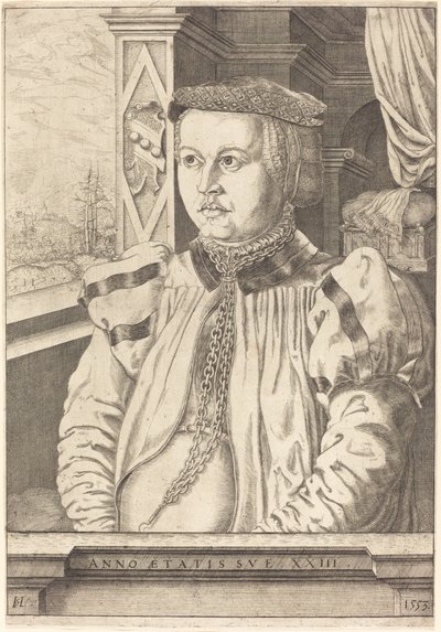 Lady von Eckh født Piencsenau, 1553. av Hans Sebald Lautensack