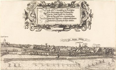 Utsikt over Nürnberg fra øst [høyre del], 1552. av Hans Sebald Lautensack