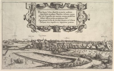 Utsikt over Nürnberg fra vest, 1552. av Hans Sebald Lautensack
