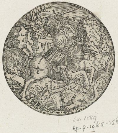 H. Joris dreper dragen av Hans Springinklee (manner of)