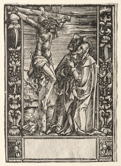 St. Maria og St. Johannes før korset av Hans Springinklee