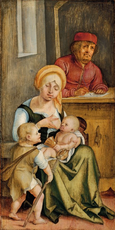 Mary Clopas og hennes familie, 1515 av Hans Suess Kulmbach