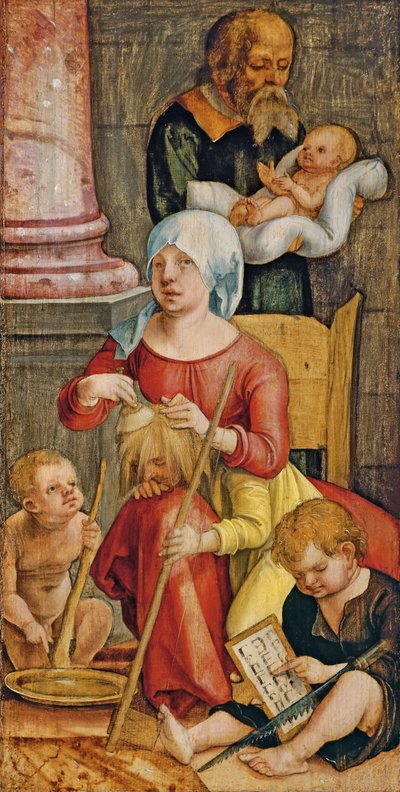 Mary Salome og hennes familie, 1515 av Hans Suess Kulmbach