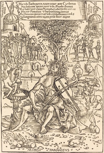 Apollo på Parnassus av Hans Süss von Kulmbach