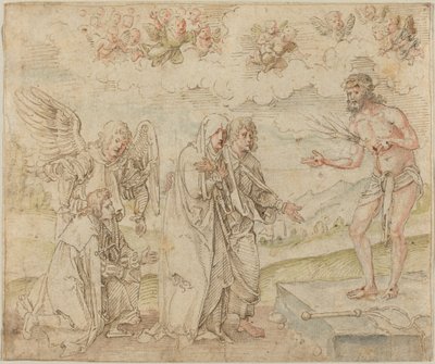 Maria og Johannes før sorgens mann av Hans Süss von Kulmbach