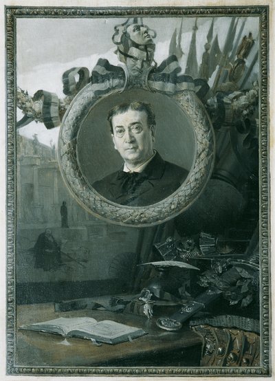 Skuespilleren Adolf von Sonnenthal av Hans Temple