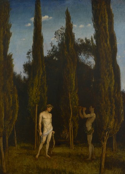 Apollo og Marsyas av Hans Thoma