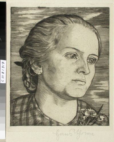 Portrett av en kvinne av Hans Thoma