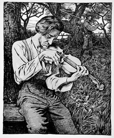 Felespilleren av Hans Thoma