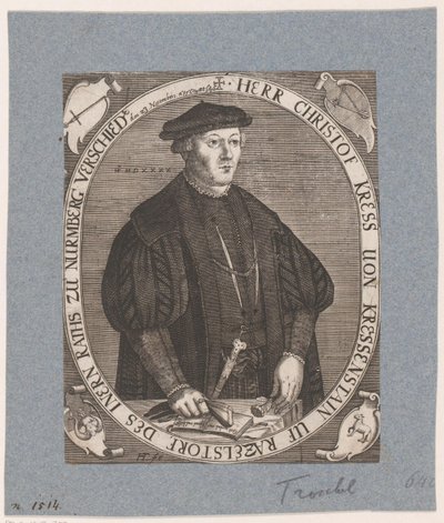 Portrett av Christoph II Kreß von Kressenstein av Hans Troschel