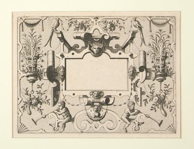 16 dekorative kartusjdesigner av Hans Vredeman de Vries