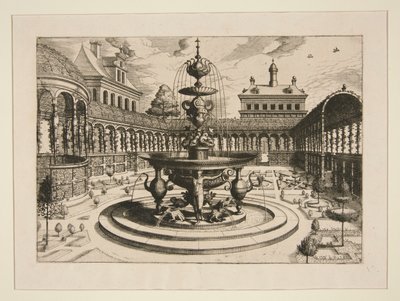 En fontene av Hans Vredeman de Vries