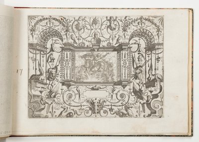 Plate 17, fra Grotteßco på forskjellige måter (Various Grotesques) av Hans Vredeman de Vries