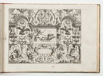 Plate 20, fra Grotteßco på forskjellige måter (Various Grotesques) av Hans Vredeman de Vries