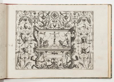 Plate 23, fra Grotteßco: på forskjellige måter (Various Grotesques) av Hans Vredeman de Vries