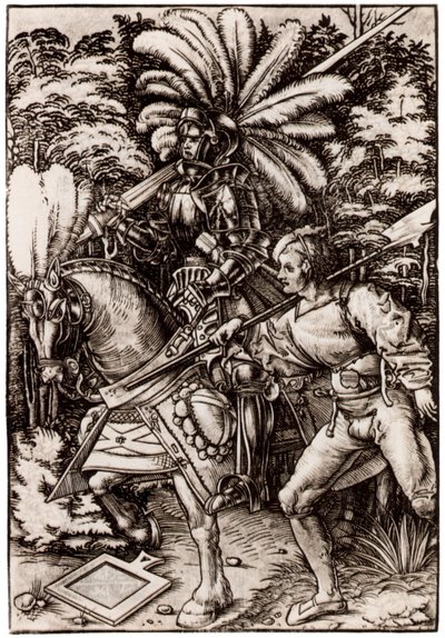 Knight og Halberdier av Hans Wechtlin
