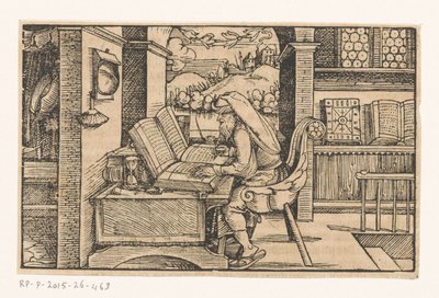 Cicero i studiet sitt av Hans Weiditz (II) (attributed to)