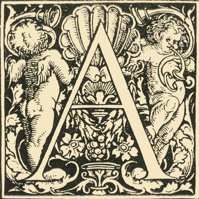 A - An Alphabet av Hans Weiditz, c1520-1521, 1908. av Hans Weiditz