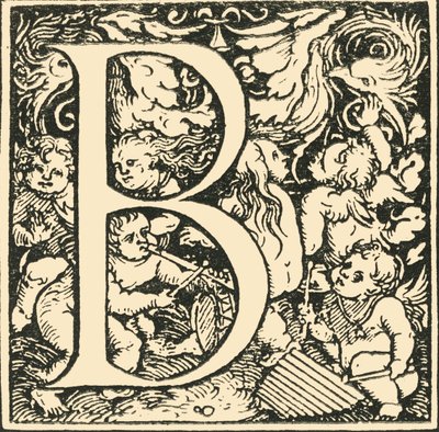 B - An Alphabet av Hans Weiditz, c1520-1521, 1908. av Hans Weiditz
