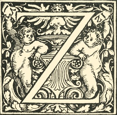 Z - An Alphabet av Hans Weiditz, c1520-1521, 1908. av Hans Weiditz