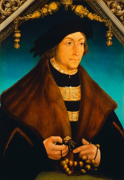 Portrett av pfalzgreven George av Wittelsbach, biskop av Speyer, av Hans Wertinger