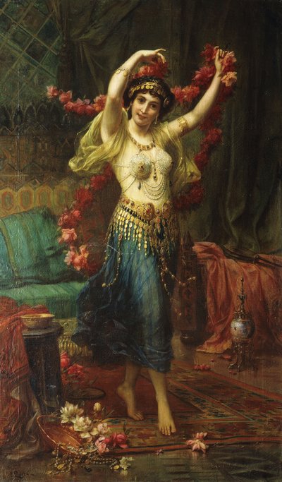En odalisk av Hans Zatzka
