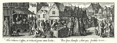 Fuglemarked av Hans after Bol