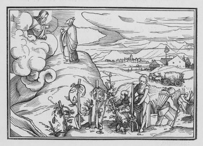 Visse moralske og seremonielle lover befalt av Gud, Tredje Mosebok XIX, 1, 2 av Hans after Holbein the Younger