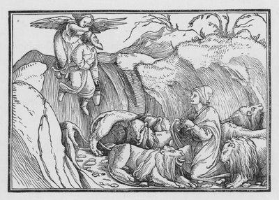 Daniel i løvenes hule, Bel og dragen I, 36 av Hans after Holbein the Younger