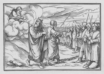 Gud befaler Moses å telle folket, Nummer I, 19 av Hans after Holbein the Younger