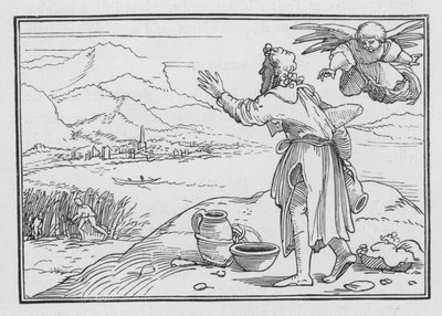 Habakkuk som klager over landets urettferdighet, Habakkuk I, 2 av Hans after Holbein the Younger