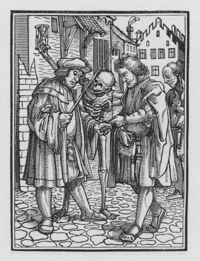 Holbeins Dødedans: Advokaten av Hans after Holbein the Younger