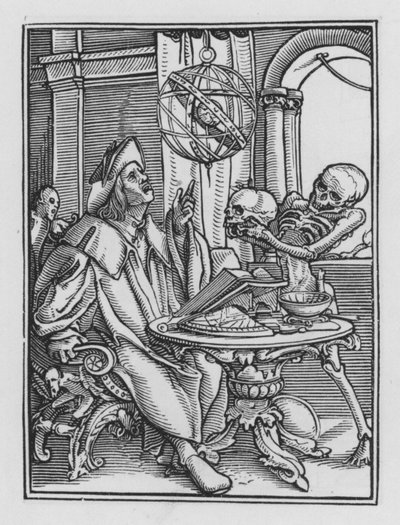 Holbeins Dødsdans: Astrologen av Hans after Holbein the Younger