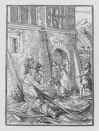 Holbeins Dødedans: Tiggeren av Hans after Holbein the Younger