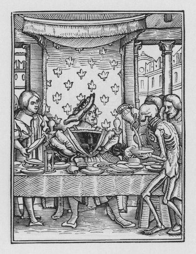 Holbeins Dødedans: Kongen av Hans after Holbein the Younger