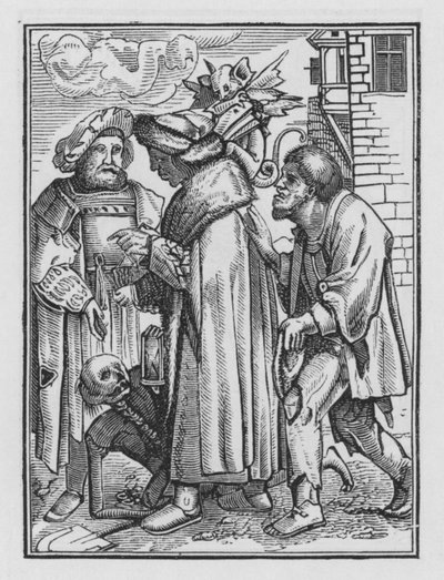 Holbeins Dødedans: Magistraten av Hans after Holbein the Younger