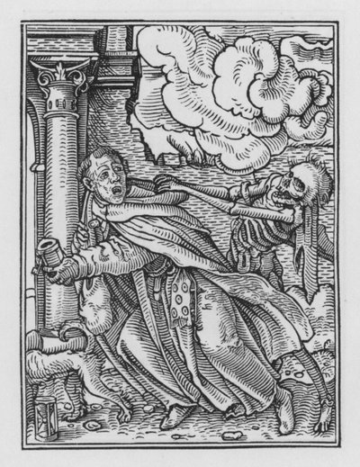 Holbeins Dødsdans: The Mendicant Friar av Hans after Holbein the Younger
