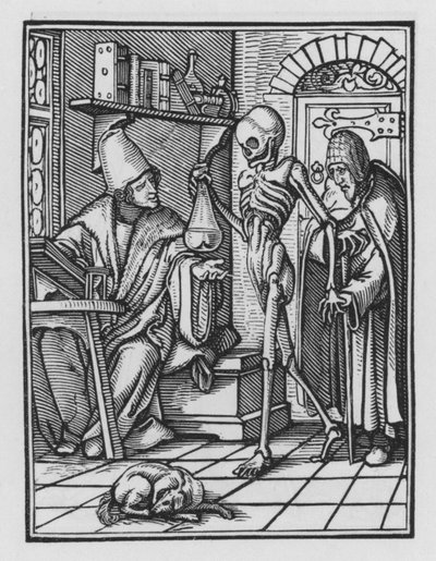 Holbeins Dødedans: Legen av Hans after Holbein the Younger