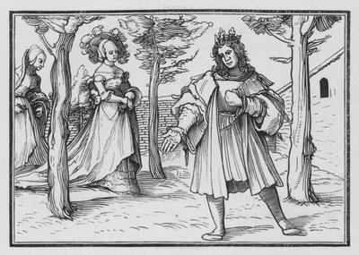 Kirkens kjærlighet til Kristus, Salomos høysang I, 14 av Hans after Holbein the Younger