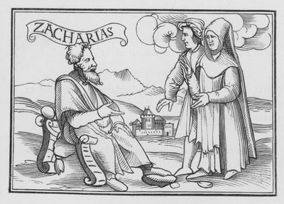 Sakarja formaner til omvendelse, Sakarja I, 3 av Hans after Holbein the Younger