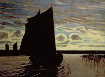 Bark ved elven Hamme av Hans am Ende