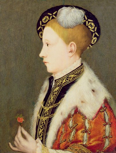 Kong Edvard V (1537–53) av Hans school of Holbein