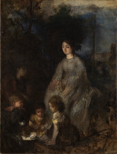 Familieportrett II av Hans von Marées