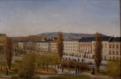 Karl Johans gate av Harald B. Hansen