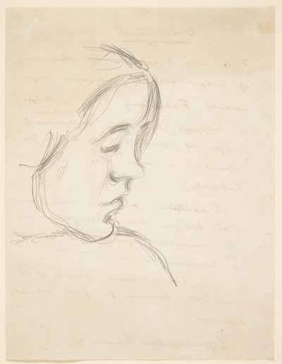 Portrett av Bodil, kunstnerens søster av Harald Giersing