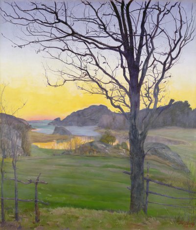Høstlandskap av Harald Oscar Sohlberg