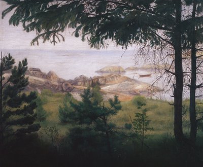Ved sjøen av Harald Oscar Sohlberg